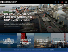 Tablet Screenshot of americascup.com